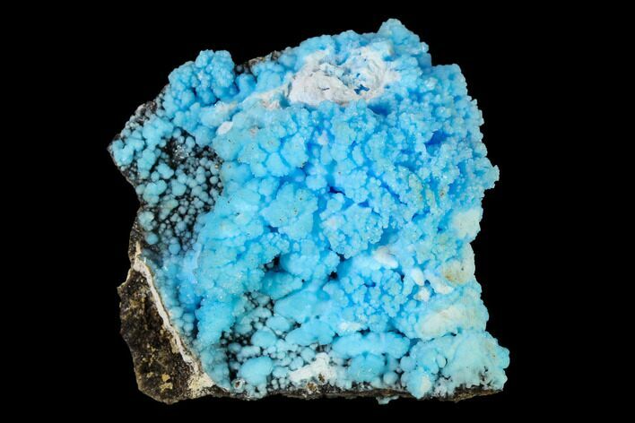 Vibrant Blue, Botryoidal Gibbsite - China #147661